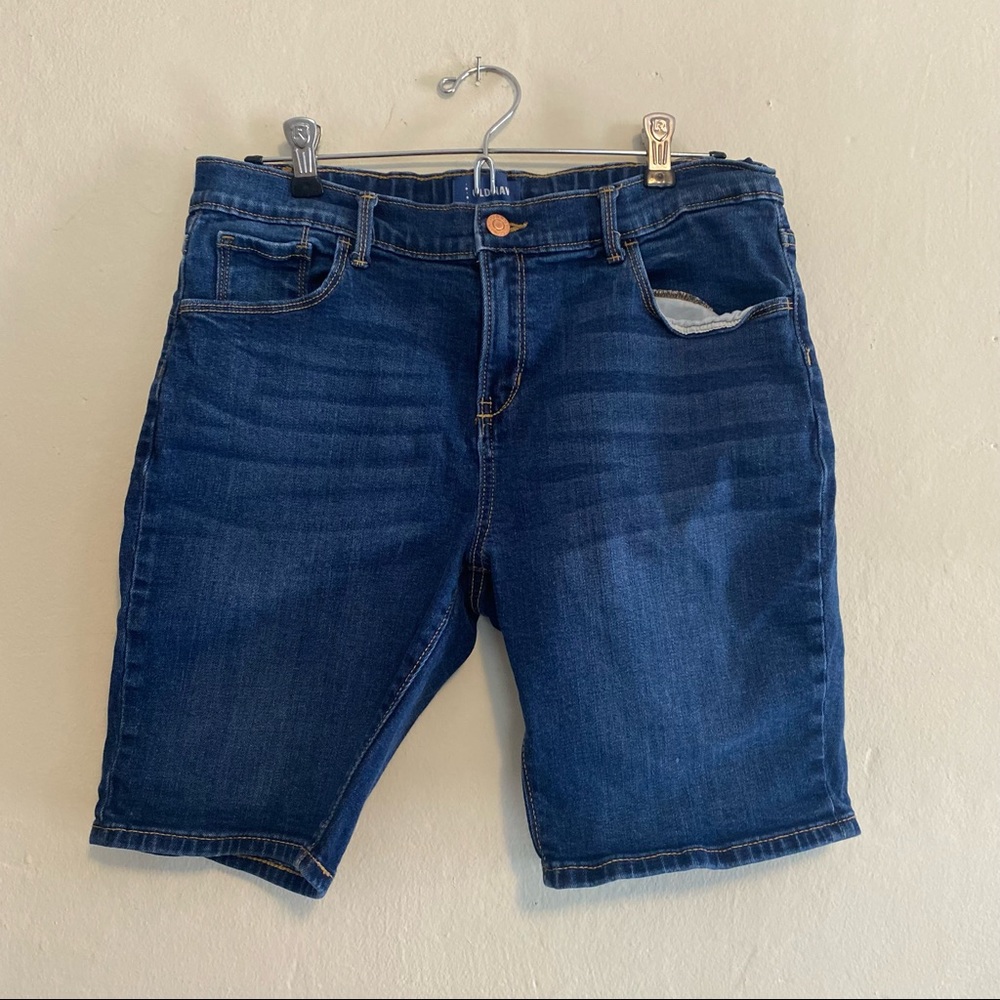 Denim Bermuda shorts
